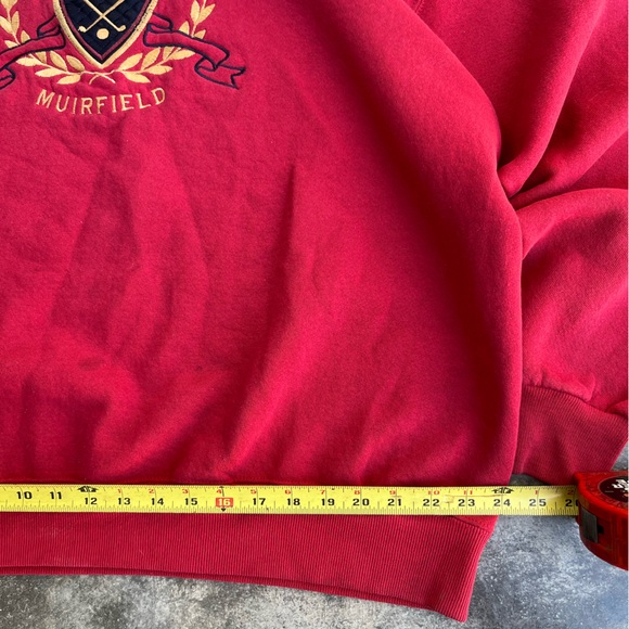 Muirfield Red Men's Sweater - Picture 4 of 7